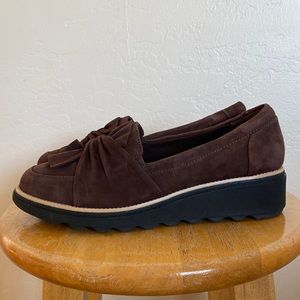 Platform Brown Suede Clarks